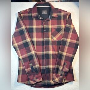 Nomad Button Shirt MENS Medium Button Up Jacket Shacket Flannel Plaid Lined